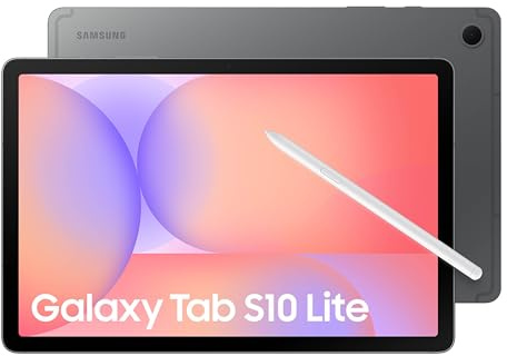 Samsung Galaxy Tab S10 Lite, 8GB RAM, 256GB, 2TB Expand, Long Battery Life, 10.9” LCD, S Pen for Note-Taking, Exynos 1380, Circle to Search, AI Tools, Gray