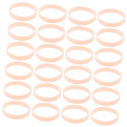 Abaodam 100pezzi Braccialetti in Silicone Che Si Illuminano Al Buio Per Feste e Attività All Aperto Comodi e Leggeri Da Indossare