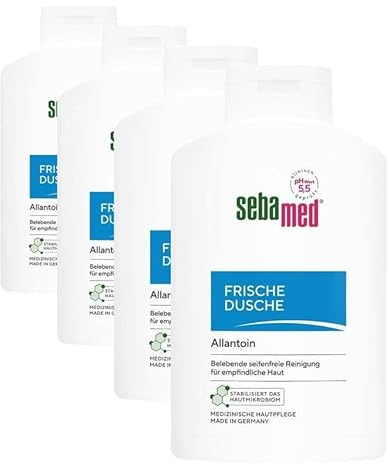 SEBAMED Frische Dusche 400 ml, Duschgel für empfindliche und strapazierte Haut, langanhaltendes Frischegefühl, versorgt die Haut mit Feuchtigkeit durch Aminosäuren und Allantoin, für Männer und Frauen