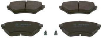 Bosch BP1160 - Brake Pads Car Front Axle - Bosch Quality - Reduced Noise and Dust - ECE-R90 Certified - Copper-Free - 1 Set of 4 Pads
