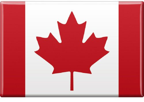 Kühlschrankmagnet - Länderflagge Kanada - Gr.ca. 8x5,5 cm - 38056 - Magnet