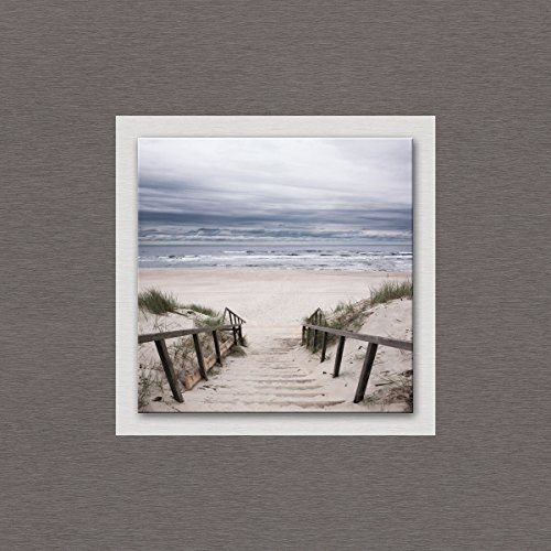 Eurographics Before The Storm 50X50 Glasbild auf Metall, Float Glas, Aluminiumverbundmaterial, bunt, 52 x 52 x 3.5 cm