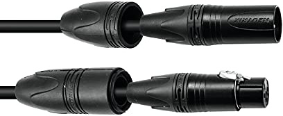 PSSO DMX Kabel IP65 3pol 7,5m sw | Zuverlässiges DMX-Kabel für den Außeneinsatz