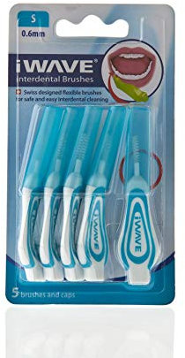 i-Wave Interdentalbürsten, Blau, S/0,6 mm