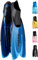 CRESSI Agua Fins Blue 35/36 - Self Adjusting Flossen für Tauchen, Apnoe, Schnorcheln und Schwimmen, Blau, 35/36
