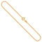 EDELIND Goldkette Damen 585 Echtgold - Panzerkette 1.4 mm Gelbgold 42 cm mit stilvoller Geschenkbox