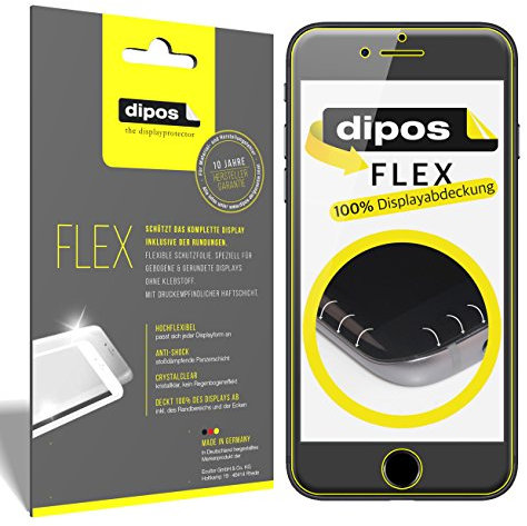 dipos I 3X Protection écran Compatible avec iPhone 7 - Recouvre 100% de l'écran - Films de Protection