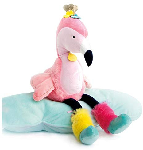 Doudou et Compagnie - Peluche fenicottero, 55 cm, colore: Rosa