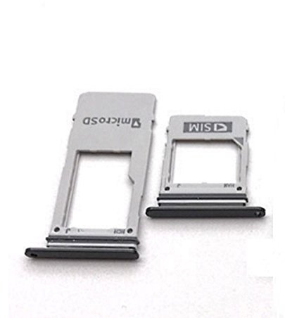 Für Samsung Galaxy A5 (2018) A530 A530F / A8 (2018) TRY SIM Kartenfach + Micro SD Slot SIM Adapter (Schwarz)