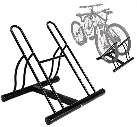 INION MHBB5012 Fahrradhalter Platz für 2 Fahrräder Fahrradständer Montageständer Reparaturständer Fahrradparkplatz Ständer Fahrrad Bike