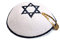 JL Kippha's Weiß und Dunkelblau Davidstern Cotton Kippah Yarmulke jüdischen Yamaka Kippa Israel Cap Judaica