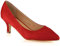 Womens Kitten Heel Court Shoes Ladies Pointed Toe Low Heel Formal Evening Pumps Shoes 3-8