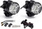 KASER Phares LED de Moto Projecteur Avant Feux de Brouillard Supplémentaires pour Moto Quad avec Interrupteur et Support de Montage 45W 3000 LM 12V-80V