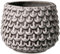 Bloomingville Blumentopf Pinecone Retro Übertopf Vintage Pflanztopf für Zimmerplanzen, Sukkulenten S (9,5 cm ø) Öffnung: 7 cm ø, grau, Keramik