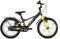 S'COOL XXlite EVO 1-Gang Fahrrad für Kinder ab 4 Jahre - 16 Zoll - mit Klingel - Leichter Aluminiumrahmen - in Dunkelgrau/Gelb