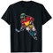 Jesus Spielt Eishockey Lustiges Hockey Eishockeyspieler T-Shirt