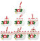 CWM Überlebende Familie Schneemann, 2020 Personalisierte Überlebende, Weihnachtsbaum Anhänger 2020,Baumschmuck Weihnachten, Personalisierte Weihnachtsschmuck Kit, Weihnachtsschmuck