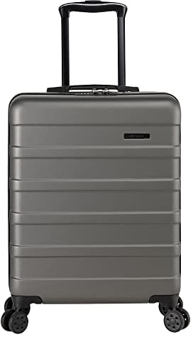Cabin Max Anode Handgepäck Koffer - Leicht, Hartschale, Koffer Handgepäck Trolley mit 4 Rädern, 3-stelliges Schloss (Trolley Koffer Farbe: Graphite, Größe: 55x40x20 cm)