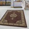 HomebyHome Vintage Orientalischer Teppich 300 x 400 cm - Kurzflor Orient Rot für Wohnzimmer, Esszimmer, Flur und Schlafzimmer - Groß Mit Oeko-TEX - Carpet Living Room