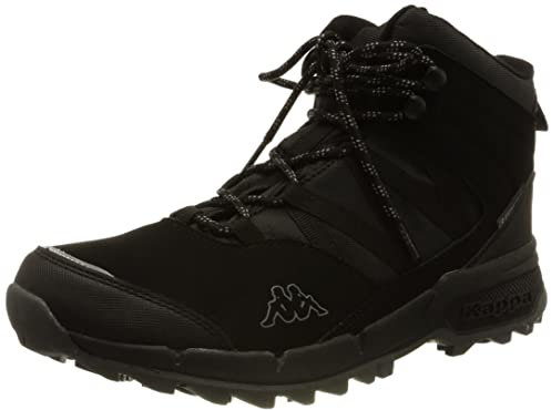 Kappa 243107 Unisex schwarz Kurzschaft Stiefel Winterstiefel Outdoor, Schuhgröße:44 EU