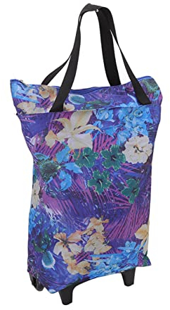 PENO Faltbarer Stahlrohr-Trolley, langlebiger, waschbarer Einkaufstrolley für Kurztrips