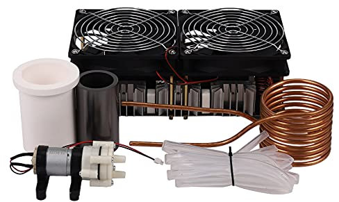 Dasertoe 2500 W ZVS - Riscaldamento ad induzione ad alta frenatura, con carta stampata in metallo fuso + bobina + crogiolo + pompa
