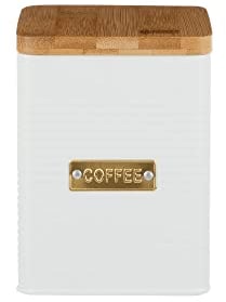 Typhoon Otto Kaffee-Aufbewahrung, quadratisch, Weiß