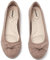 Veittes Women's Wide Width Flats Shoes - Ladies Cute Round Toe Slip-on Fashion Bow Ballet Shoes.(2109004-2310,TA/MF,UK9 Wide)