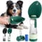 Healthy Hounds Portable Dog Water Bottle for Walking & Travel | 600ml (20.3oz) Green Leak-Proof Pet Water Dispenser | Dog Accessories & Essentials