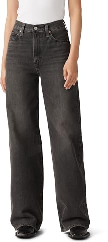 Levi's Women's Ribcage Wide Leg Jeans, Swipe UP, 27W x 32L