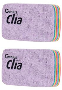 Genius Clia Rainbow Küchenschwamm, Spülschwamme, Reinigungsschwamm, unviersal Putzschwamm für Küche Töpfe Pfanne Geschirr, S Set 2-TLG.