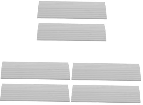 FRCOLOR 6 Pcs Step Mat Robot Vacuum Ramp Vacuum Cleaner Robot Door Sill Entry Ramp Doorways Ramp Threshold Ramps for Doorways Sidewalk Ramp Small Ramp for Door Step Shed Ramp Curb Plastic