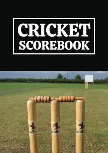 Cricket Score Book - 120 pages, comprehensive A4 scoresheets: Record match stats and scores for batters and bowlers