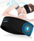 Sleep Headphones, Wireless Bluetooth Headband Built-in Ultra-Thin HD Stereo Speakers, Soft Sleep Headphones Headband for Side Sleep, Yoga, Fitness, Sports, Relaxation, Personalized Tech Gifts (Black)