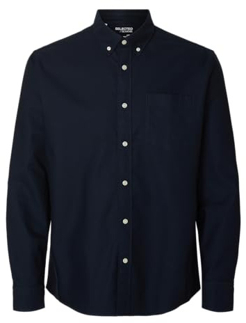 SELECTED HOMME Herren Slhregrick-ox Shirt Ls Noos Slhregrick-Ox Shirt Ls Noos (1er Pack)