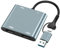 suuosl Hdmi Splitter for Dual Monitors, USB 3.0 to Dual HDMI Adapter, HDMI to USB Audio Video Graphics Converter Cable for Laptop Monitor Desktop TV, Compatible with Mac OS, Windows