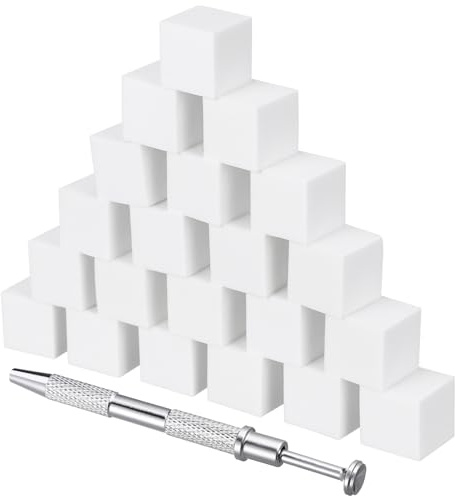 FIXOSHEE Tofu Blöcke Und Baumwoll Nagelschwamm Für Nägel Weiche Schwämme Nagelschwamm Nagelschwämme Schwamm Für Nägel Maniküre Make Up Schwamm