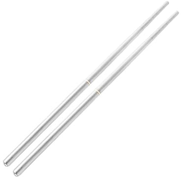 POENVFPO Folding Chopsticks, Pure Portable Chopsticks with Detachable Screw Joint and Hollow Grip, Foldable Travel Utensils for Camping Hiking Picnic Students