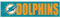 Wincraft NFL Bumper-Sticker/Aufkleber Miami Dolphins