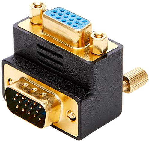 LINDY 70318 - Adattatore VGA Maschio / Femmina a 90° Sù