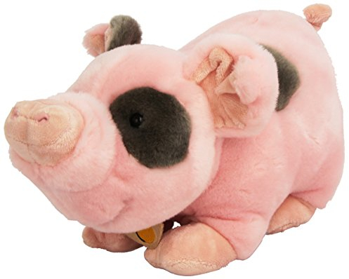 Plush & Company Peluche Rovys Maialino Peluches Giocattolo, Regalo Originale per Bambini, Compleanno Ragazza Ragazzo, Lunghezza 33 cm