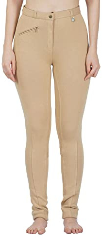 Avon Damen JodS/L34/BG Jodhpurhose, beige, Size 16/34-Inch