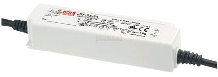 MEAN WELL LPF-25-42, fuente de alimentación para instalación, IP67 25,2W 42V 0,60A CV+CC