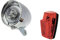 Kit Fanale Luce Anteriore Rosso + Posteriore 3 LED Bici Olanda - R - Graziella - City Bike