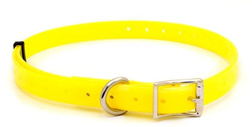 Arcea Collier PU pour Chien, Polytec, Jaune Phosphorescent