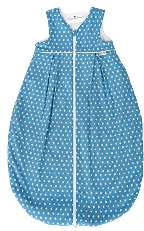 Tavolinchen Babyschlafsack Frottierschlafsack Sterne Kinderschlafsack - blau - 70cm