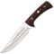 Muela Cuchillo Jabali JABALI-17E hoja de acero MoVa de 17 cm y empuñadura de madera coral para Caza, Pesca, Supervivencia y Bushcraft - Realizado en Ciudad Real