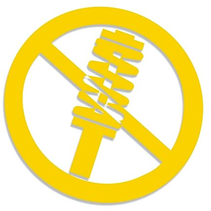 Decus Shop NO Gewinde XXL 2249 (gelb) // Sticker OEM JDM Style Aufkleber