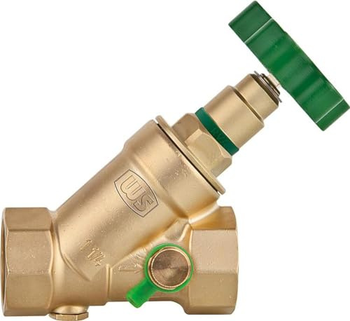 Weinmann & Schanz Schrägventil Freistromventil KFR mit Entleerung 1 DN 25 Globe Ventil Messing (Brass) Press NPT 10 bar 2-Port