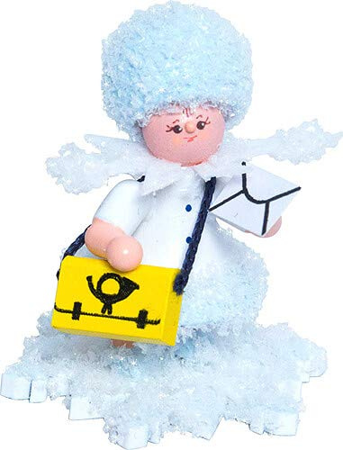 Drechslerei Kuhnert Schneeflöckchen Postbote - 5 cm